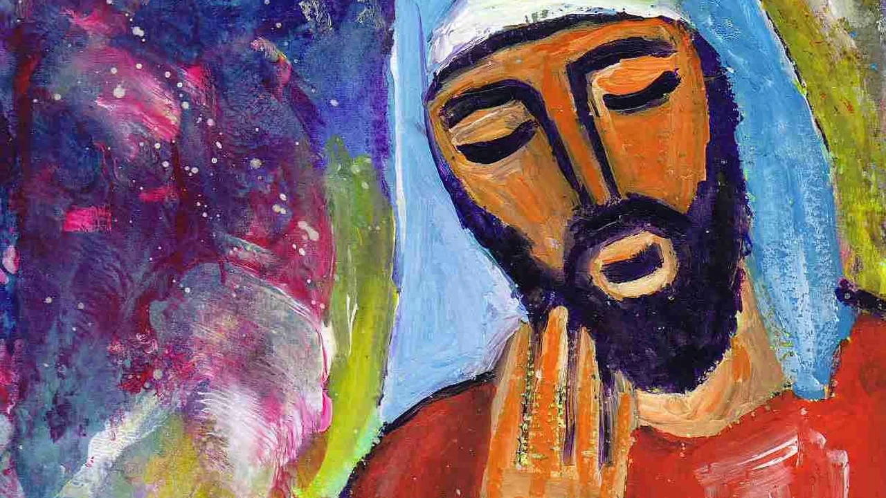 Jésus à la synagogue - détail