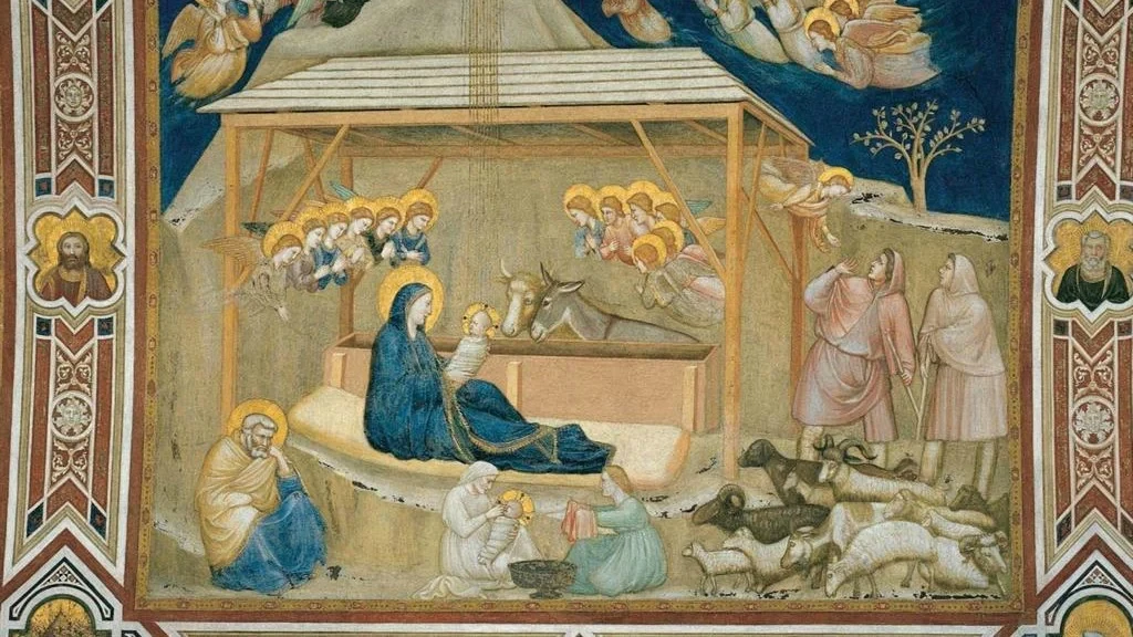 La Nativité de Giotto représente deux enfants Jésus