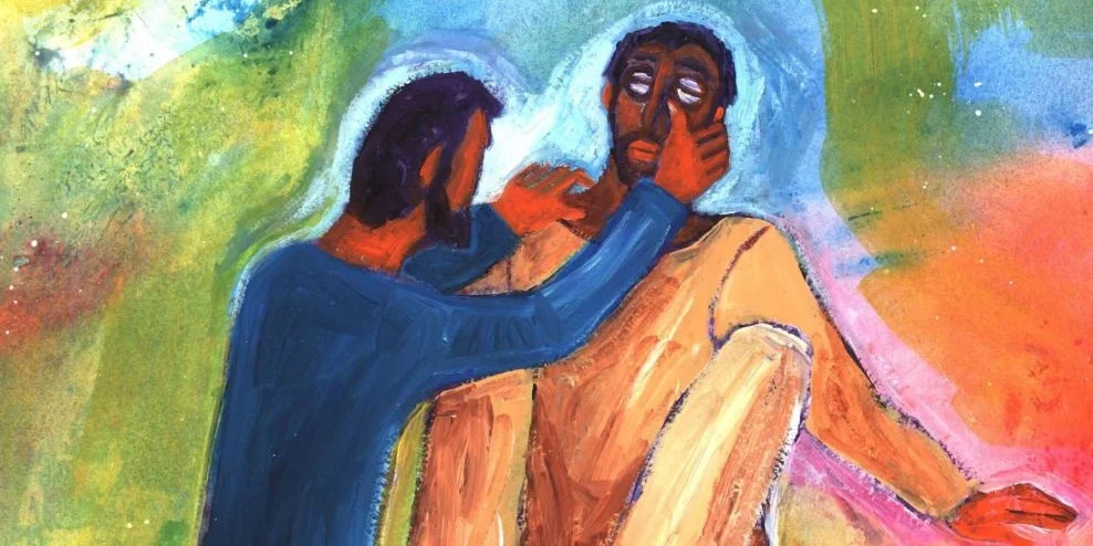 Jésus guérit l'aveugle-né/©evangile-et-peinture.org